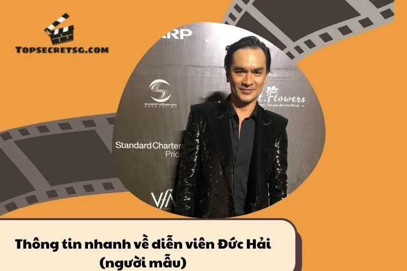 Thông tin nhanh về diễn viên người mẫu Đức Hải 