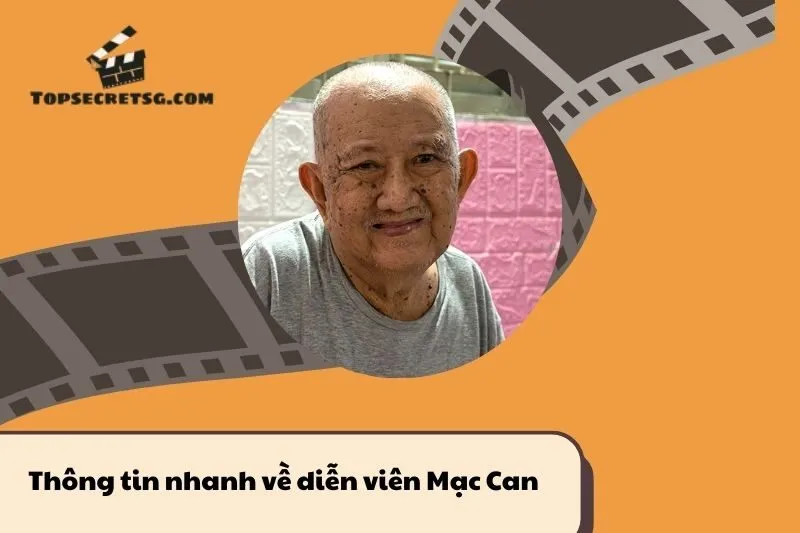 Thông tin nhanh về diễn viên Mạc Can