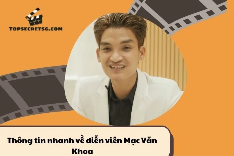 Thông tin nhanh về diễn viên Mạc Văn Khoa
