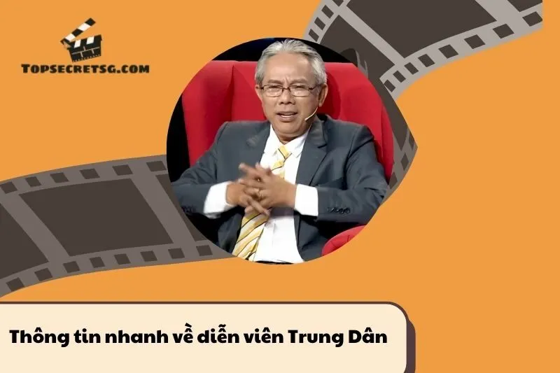 Thông tin nhanh về diễn viên Trung Dân
